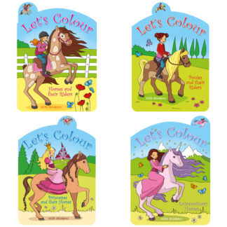 C0164 * Let's Colour Horses