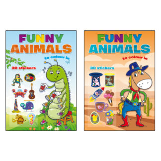 C0264 * Funny Animals with Lenticular Stickers
